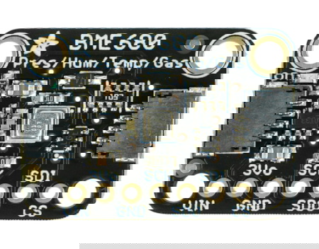 Adafruit BME680 - czujnik temperatury, wilgotności, ciśnienia i gazu